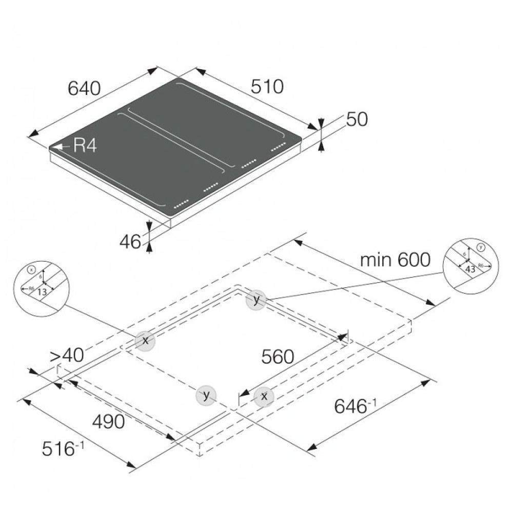 Induction hob ASKO HI1655MF