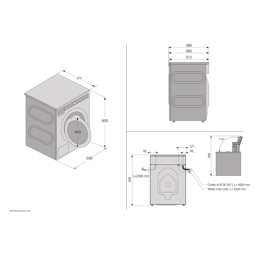 Стиральная машина ASKO W1094W
