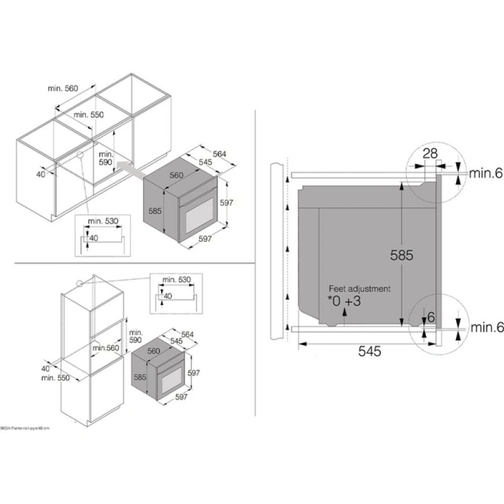 Духовой шкаф ASKO  OCS66BSH
