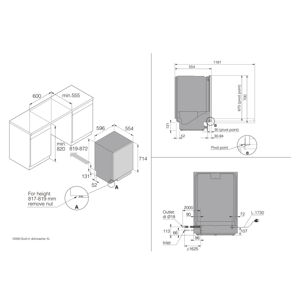Dishwasher ASKO DBI745MIQ.BS