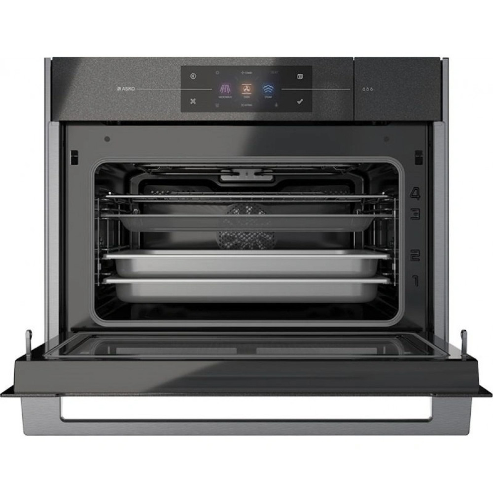 Комбинированный духовой шкаф с паром и СВЧ ASKO OCSM8478G