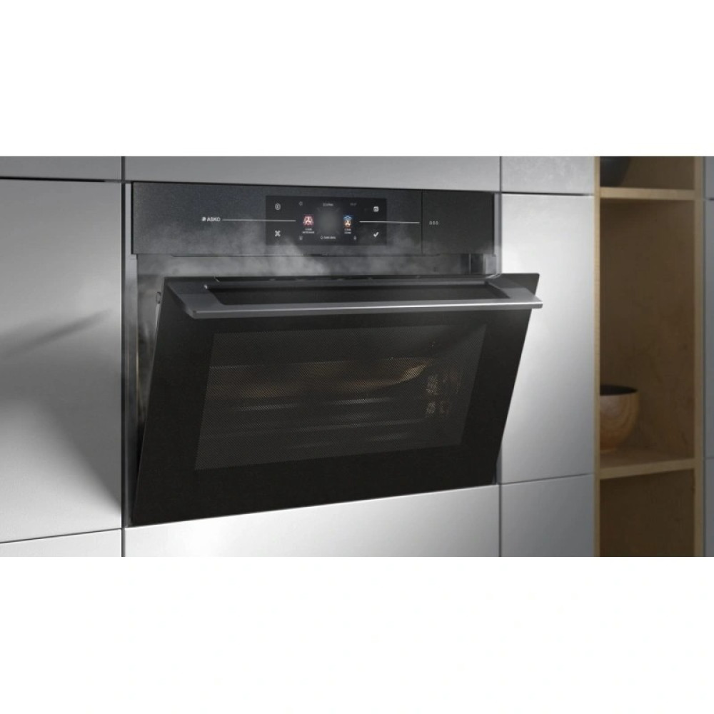 Комбинированный духовой шкаф с паром и СВЧ ASKO OCSM8478G